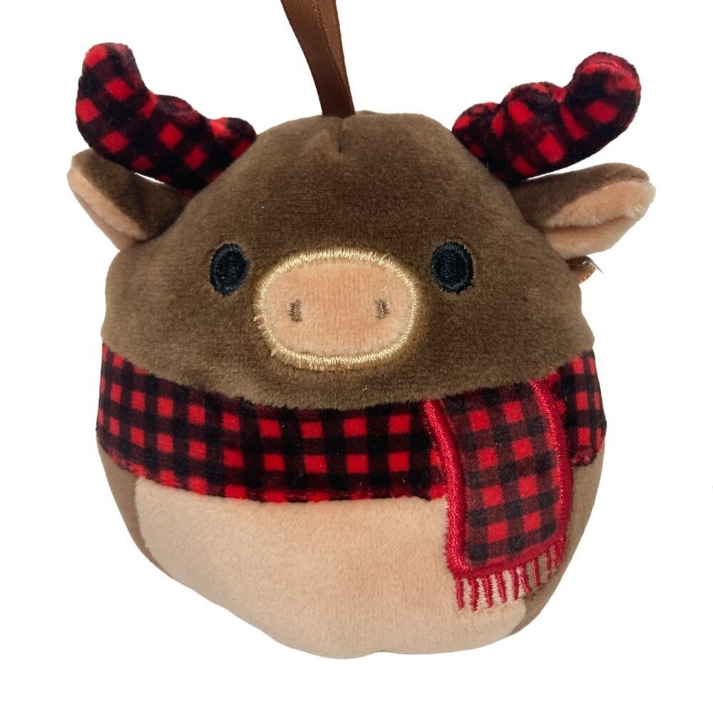 Squishmallows Original Alfred Moose 4" Plush  Christmas Ornament NWT